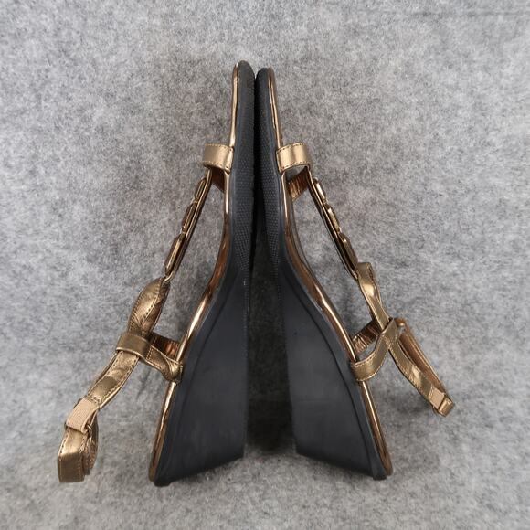 Anne Klein Shoes Womens 7.5 Dress Sandals Wedge Adjustable Strap Open Toe Maloah - Picture 8 of 14